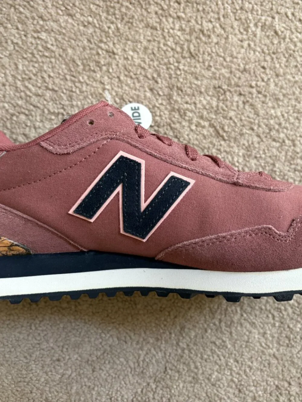 New Balance 515 Women's Running Shoes Size 12W Mauve Pink Suede WL515FBK NWT